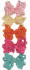 Set of 5 Double Ruffle Satin bows